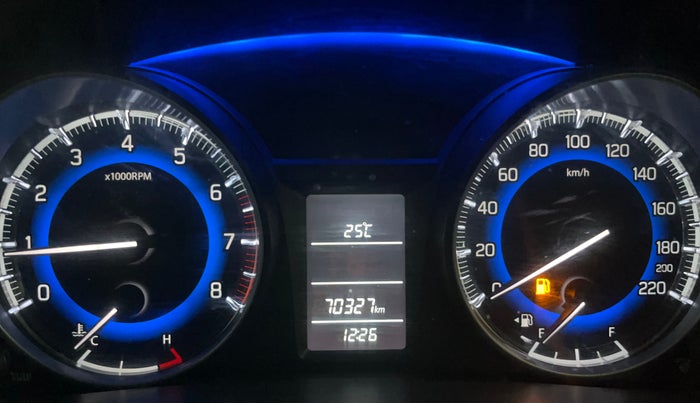 2018 Maruti Baleno DELTA PETROL 1.2, Petrol, Manual, 70,303 km, Odometer Image