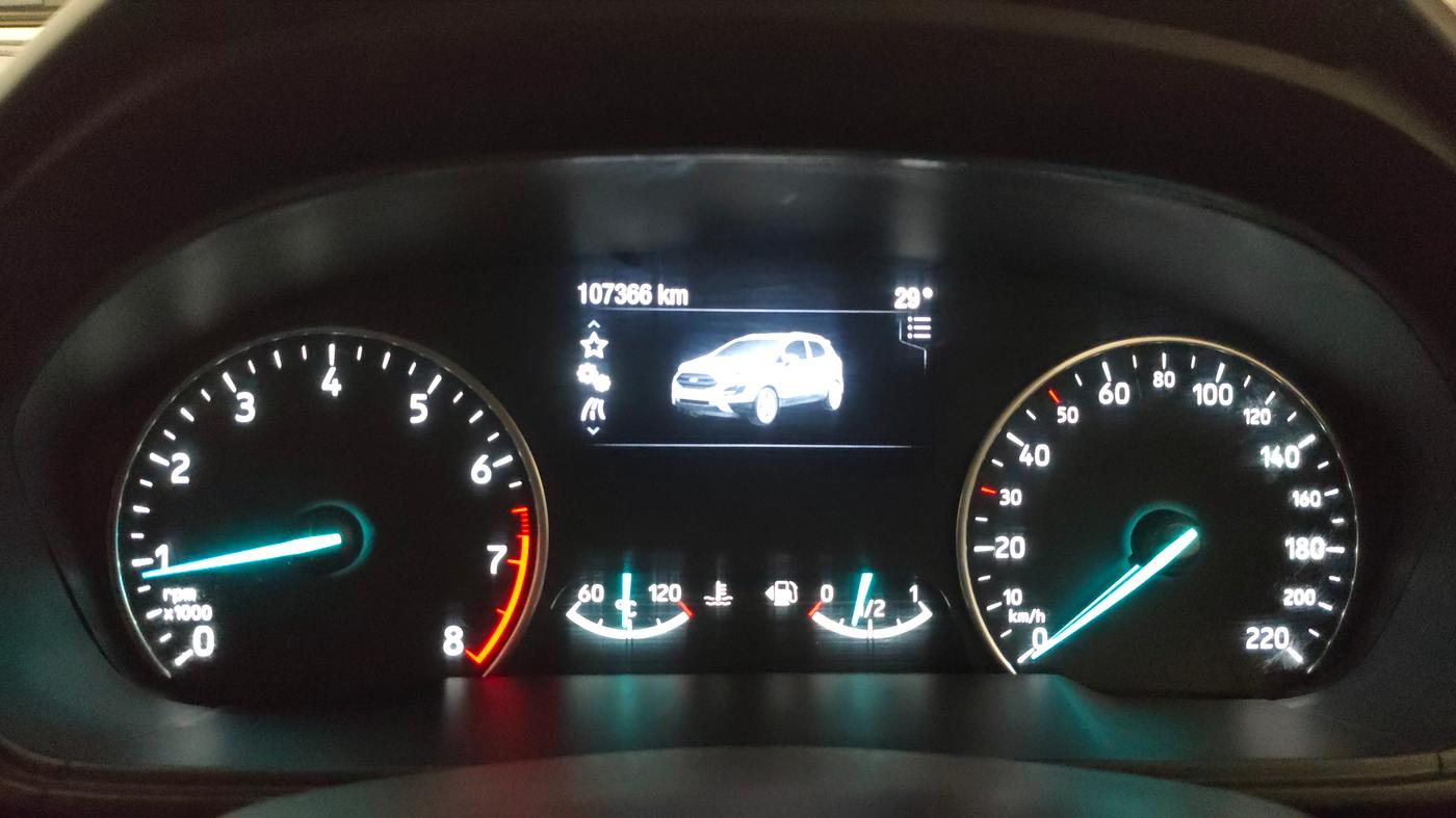 2019 Ford Ecosport TITANIUM 1.5L SIGNATURE EDITION (SUNROOF) PETROL, Petrol, Manual, 1,07,349 km, Odometer Image