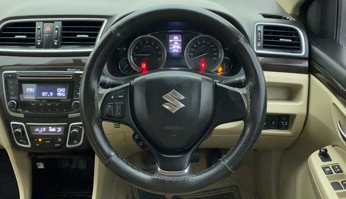 2018 Maruti Ciaz DELTA 1.4 MT PETROL, Petrol, Manual, 70,248 km, Steering Wheel Close Up