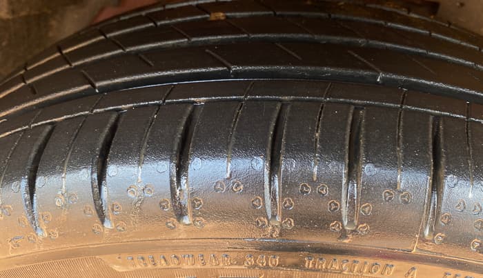 2024 Tata Curvv Accomplished S 1.2 Petrol 6MT, Petrol, Manual, 2,402 km, Right Front Tyre Tread