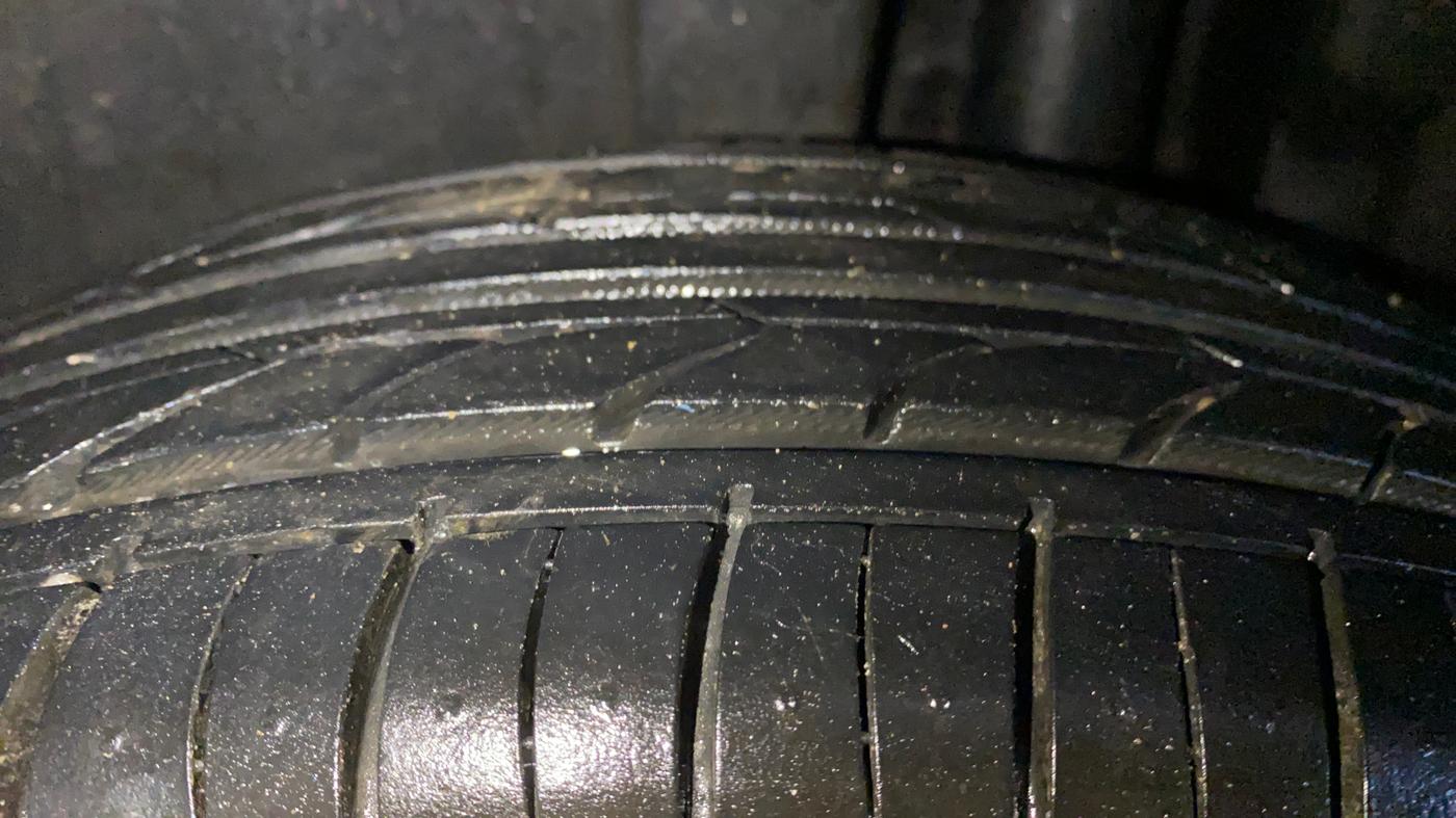 2017 Maruti Swift VXI, Petrol, Manual, 78,709 km, Left Rear Tyre Tread