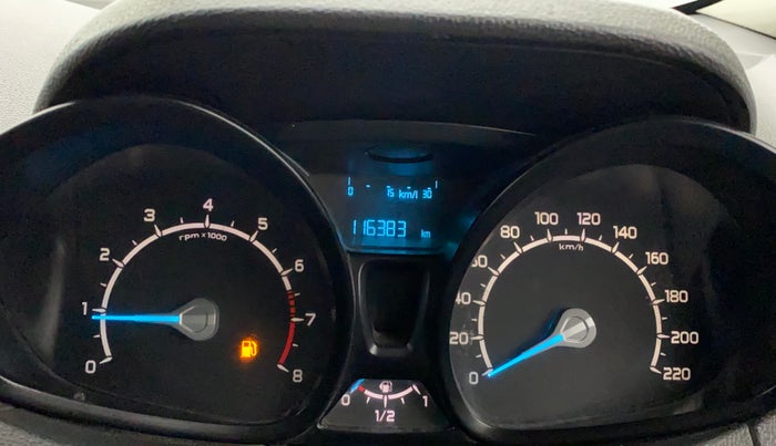 2014 Ford Ecosport TREND 1.5L PETROL, Petrol, Manual, 1,16,371 km, Odometer Image