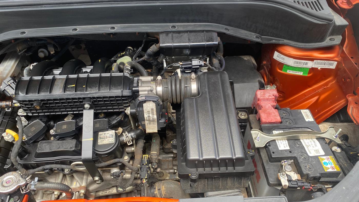 2024 Tata PUNCH ADVENTURE RHYTHM PACK AMT, Petrol, Automatic, 22,360 km, Engine View - Left