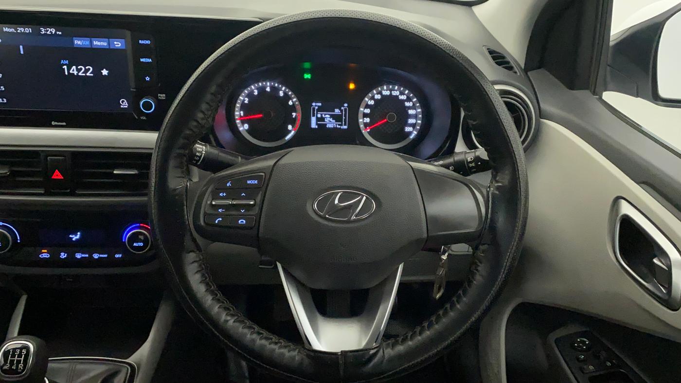 2022 Hyundai GRAND I10 NIOS SPORTZ 1.2 KAPPA VTVT CNG, CNG, Manual, 28,071 km, Steering Wheel Close Up
