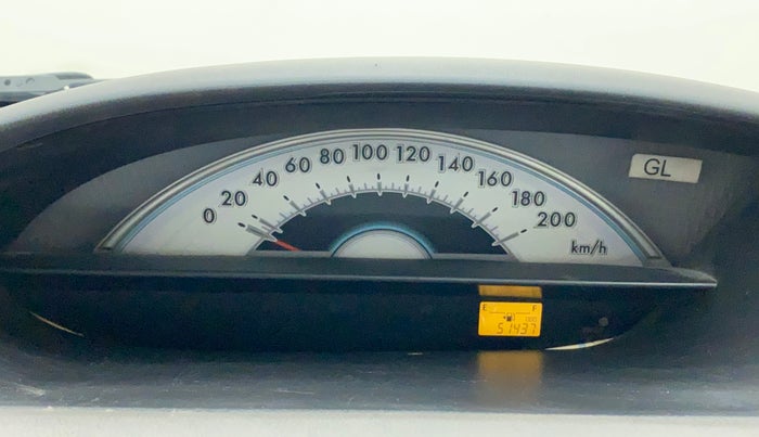 2011 Toyota Etios Liva G, Petrol, Manual, 51,539 km, Odometer Image
