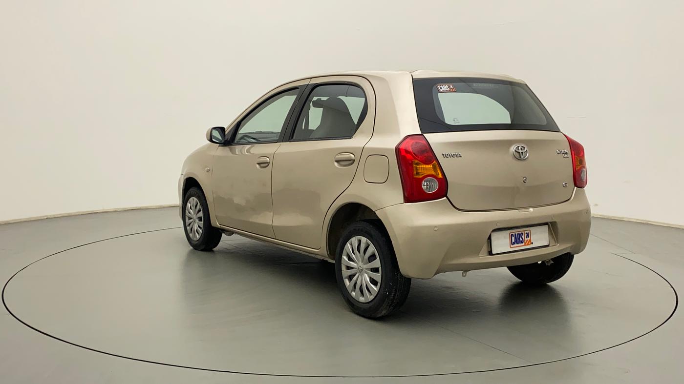 2011 Toyota Etios Liva G, Petrol, Manual, 51,539 km, Left Back Diagonal
