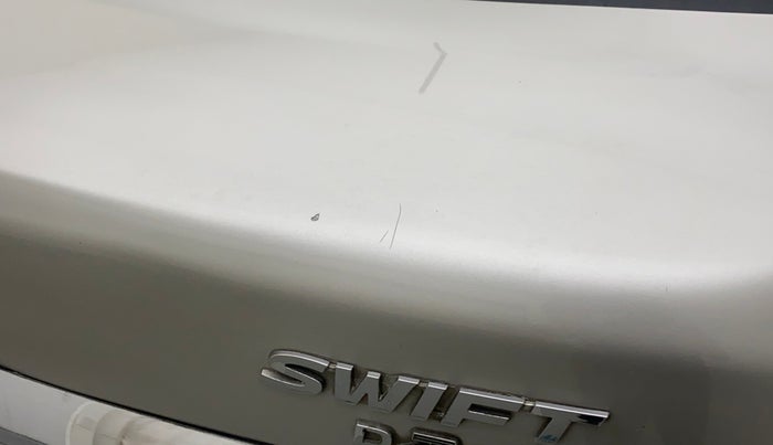 2012 Maruti Swift Dzire VXI, Petrol, Manual, 99,500 km, Dicky (Boot door) - Minor scratches