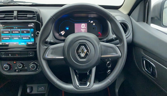 2019 Renault Kwid 1.0 RXT Opt, Petrol, Manual, 10,720 km, Steering Wheel Close Up