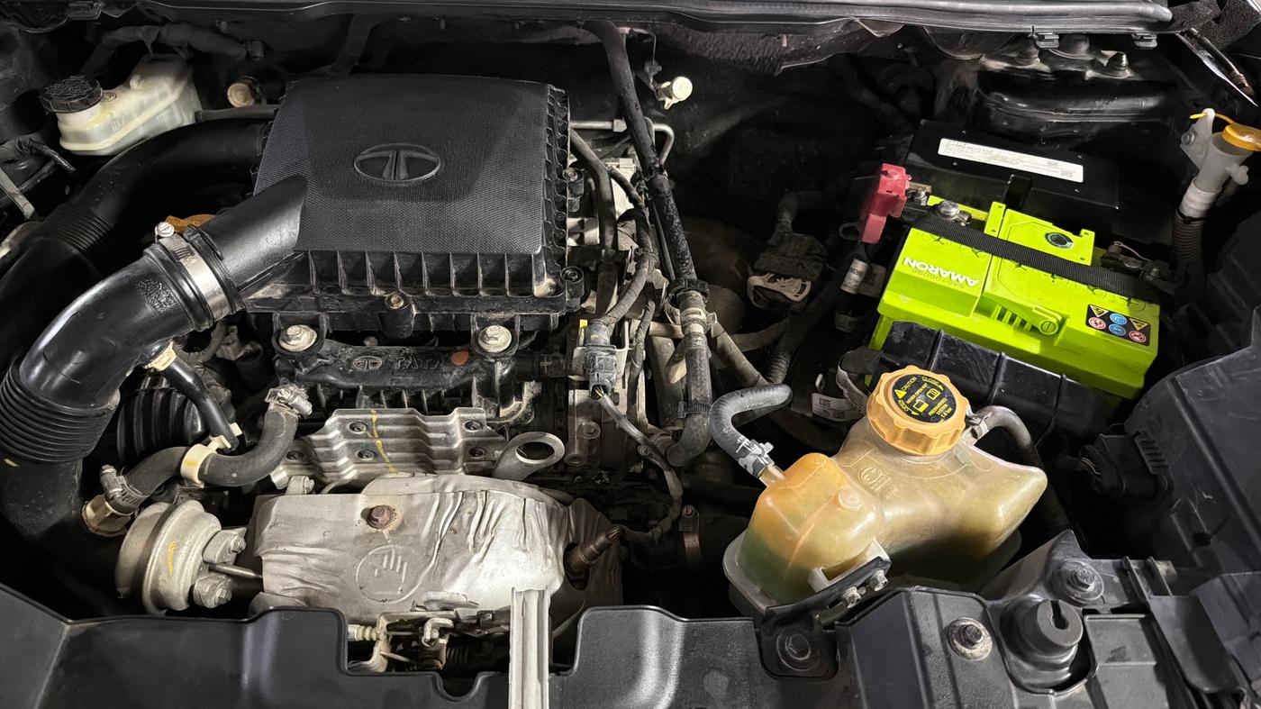 2021 Tata NEXON XZ PLUS (O) PETROL DARK EDITION, Petrol, Manual, 79,687 km, Engine View - Left