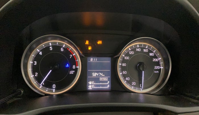 2020 Maruti Ertiga VXI CNG, CNG, Manual, 58,471 km, Odometer Image
