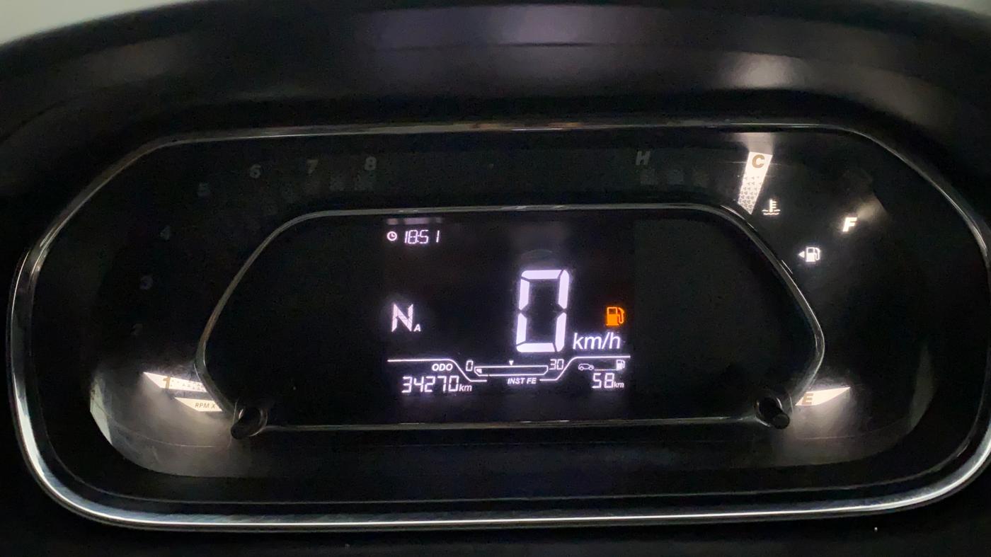 2021 Tata Tiago XZA PLUS DUAL TONE PETROL, Petrol, Automatic, 34,270 km, Odometer Image