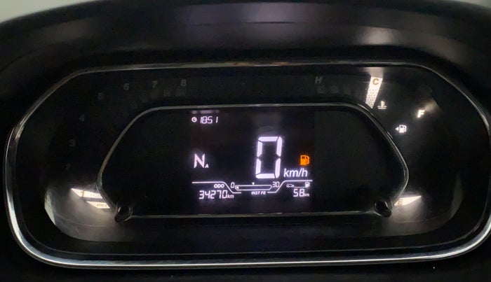 2021 Tata Tiago XZA PLUS DUAL TONE PETROL, Petrol, Automatic, 34,270 km, Odometer Image