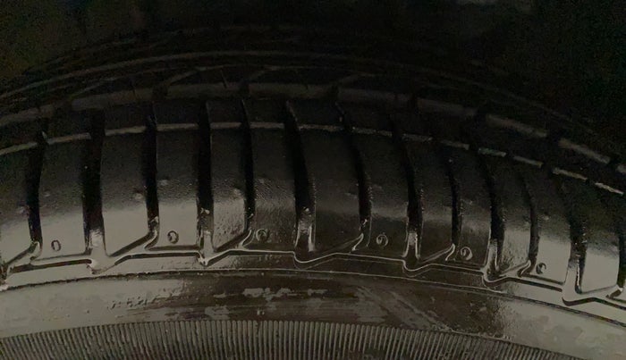 2021 Tata Tiago XZA PLUS DUAL TONE PETROL, Petrol, Automatic, 34,270 km, Left Rear Tyre Tread