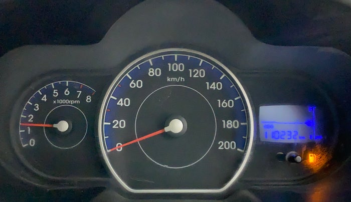 2012 Hyundai i10 MAGNA 1.2, CNG, Manual, 1,10,229 km, Odometer Image