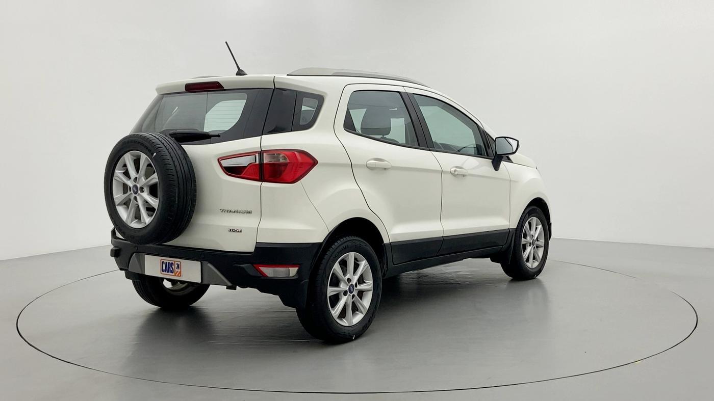 2018 Ford Ecosport 1.5TITANIUM TDCI, Diesel, Manual, 1,00,775 km, Right Back Diagonal