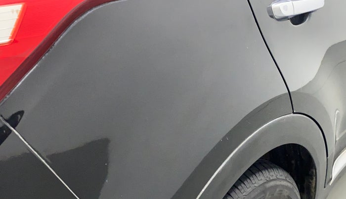 2016 Hyundai Creta SX PLUS AT 1.6 PETROL, Petrol, Automatic, 80,987 km, Right quarter panel - Lining has minor damage