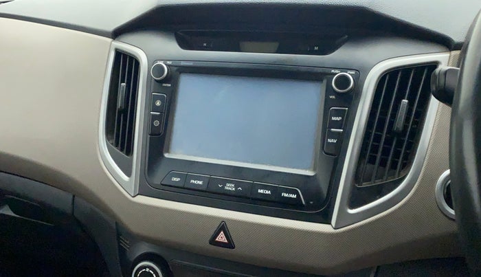 2016 Hyundai Creta SX PLUS AT 1.6 PETROL, Petrol, Automatic, 80,987 km, Infotainment system - Parking sensor not present