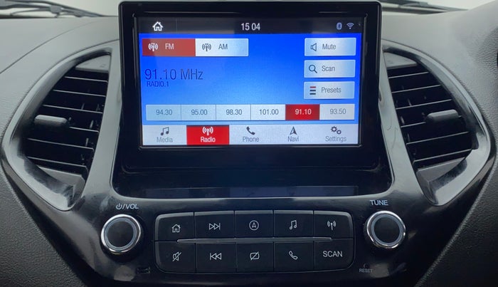 2021 Ford New Figo TITANIUM PLUS 1.2 PETROL AT, Petrol, Automatic, 7,989 km, Infotainment System