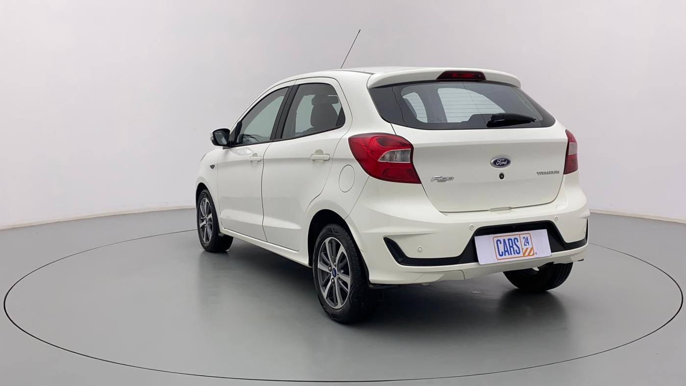 2021 Ford New Figo TITANIUM PLUS 1.2 PETROL AT, Petrol, Automatic, 7,989 km, Left Back Diagonal