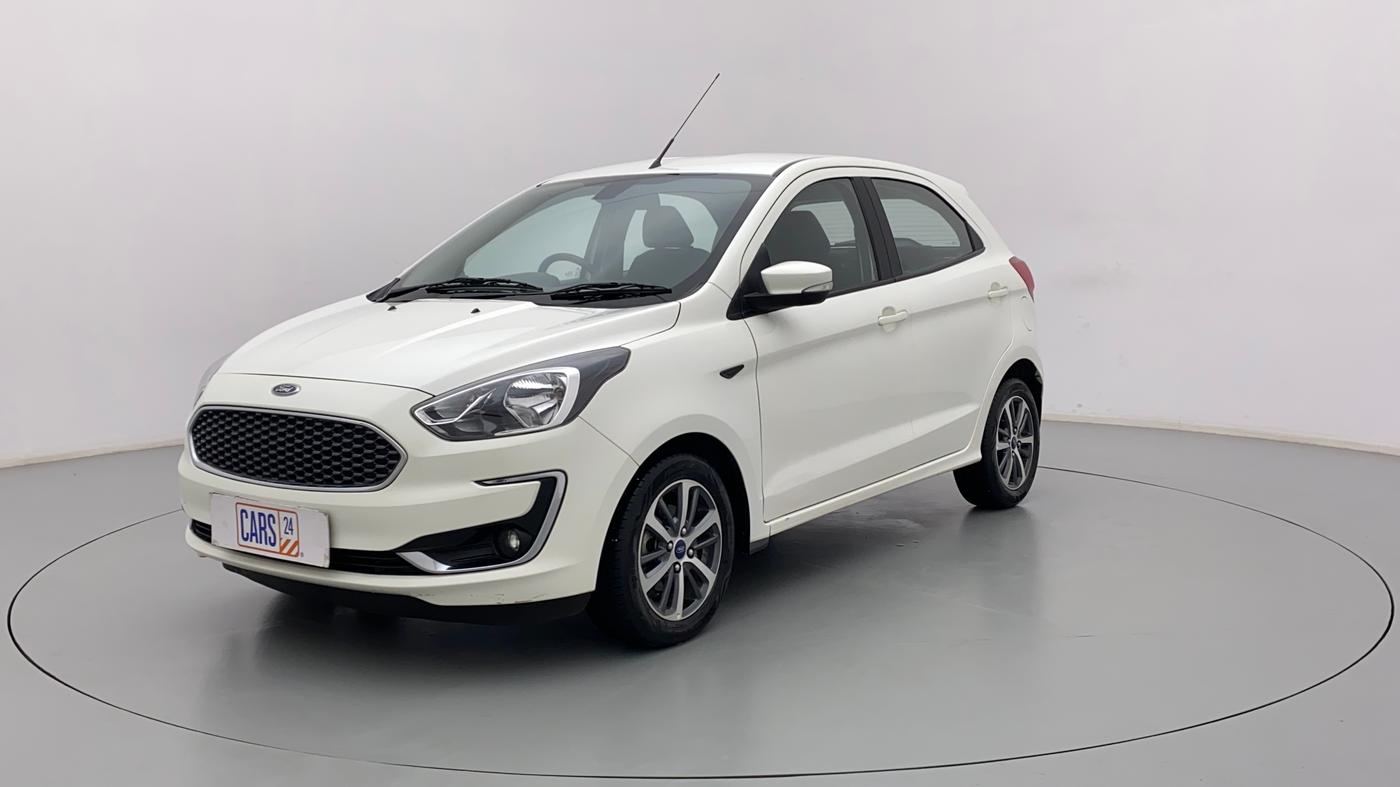 2021 Ford New Figo TITANIUM PLUS 1.2 PETROL AT, Petrol, Automatic, 7,989 km, Left Front Diagonal