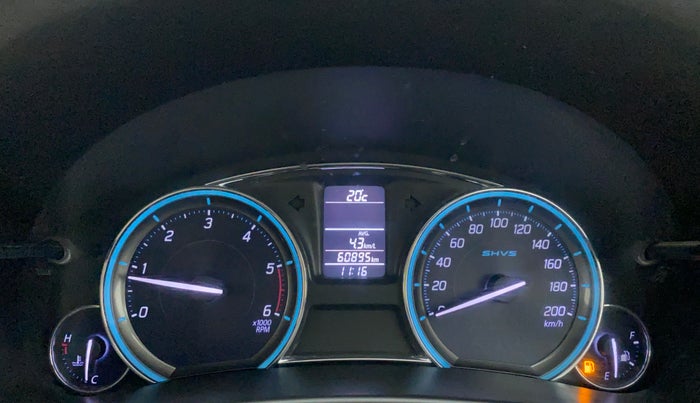 2017 Maruti Ciaz SHVS VDI, Diesel, Manual, 61,522 km, Odometer Image