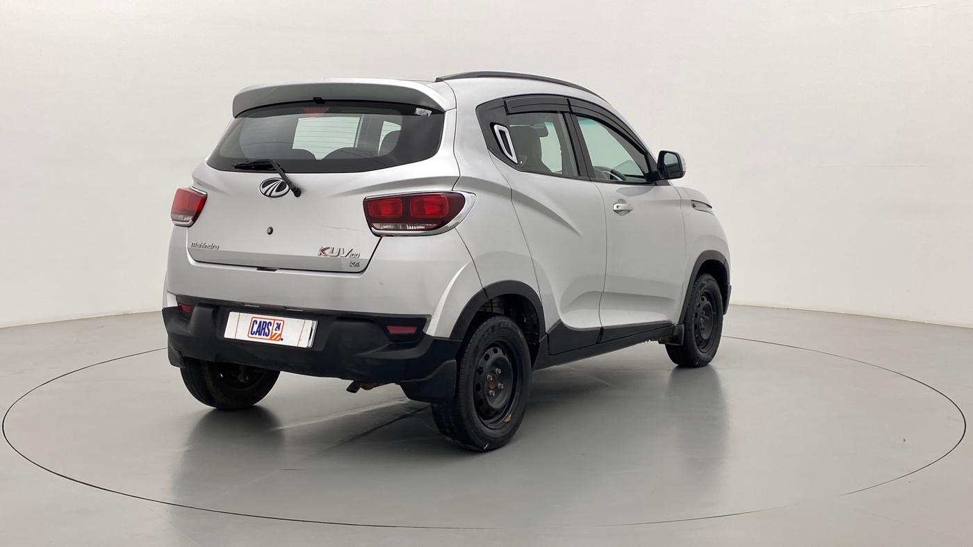 2016 Mahindra Kuv100 K6 6 STR, Petrol, Manual, 28,362 km, Right Back Diagonal