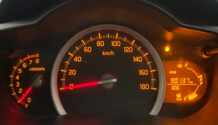 2016 Maruti Celerio VXI CNG, CNG, Manual, 90,267 km, Odometer Image