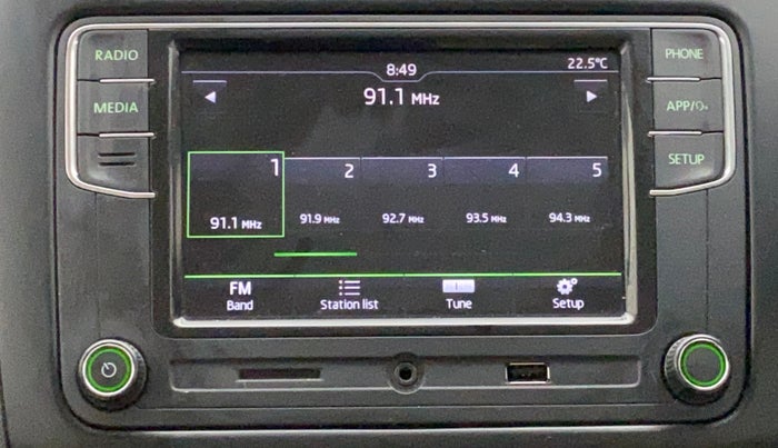 2020 Skoda Rapid AMBITION 1.5 TDI, Diesel, Manual, 21,761 km, Infotainment System