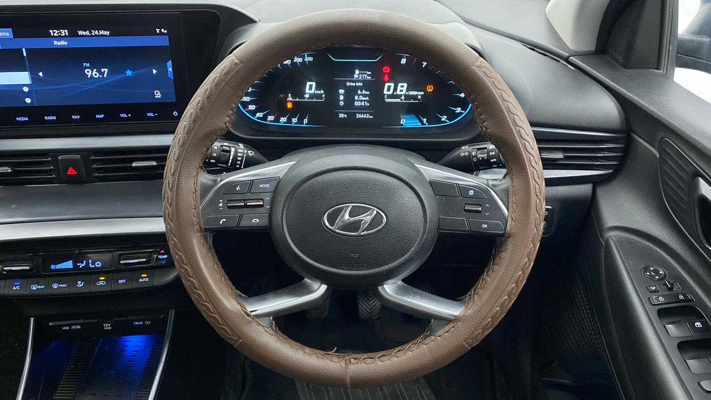 2021 Hyundai NEW I20 ASTA 1.2 MT, Petrol, Manual, 26,662 km, Steering Wheel Close Up