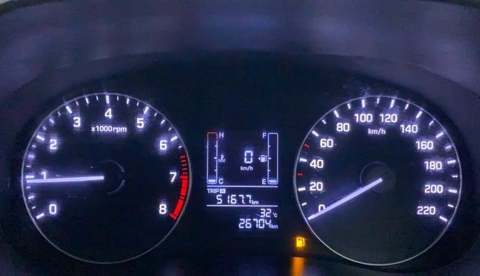 2019 Hyundai Creta SX 1.6 PETROL, Petrol, Manual, 26,704 km, Odometer Image