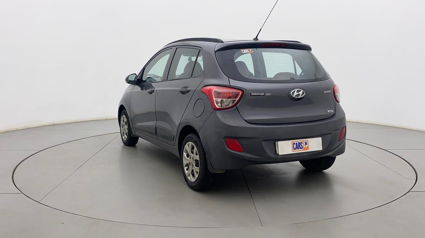 2016 Hyundai Grand i10 SPORTZ 1.2 KAPPA VTVT, Petrol, Manual, 96,357 km, Left Back Diagonal