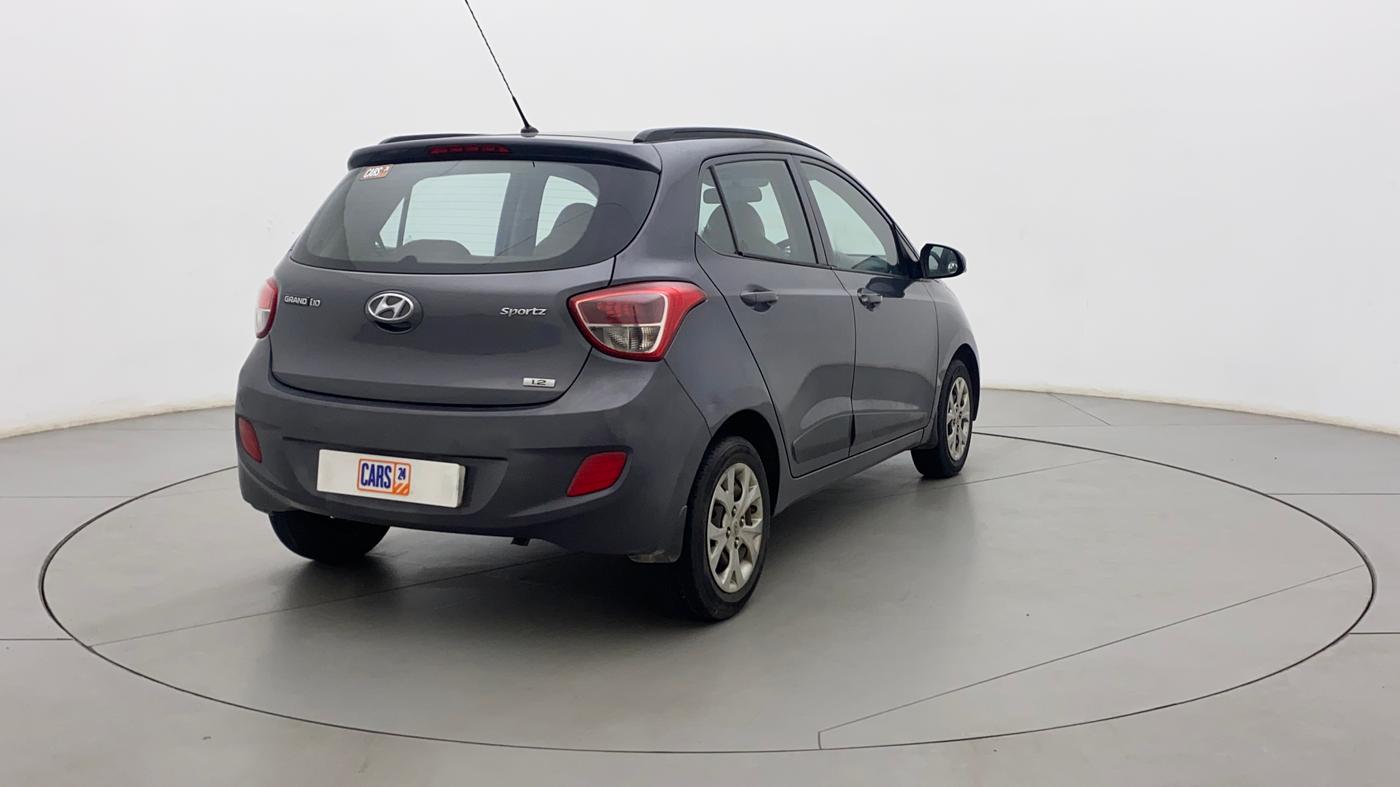 2016 Hyundai Grand i10 SPORTZ 1.2 KAPPA VTVT, Petrol, Manual, 96,357 km, Right Back Diagonal