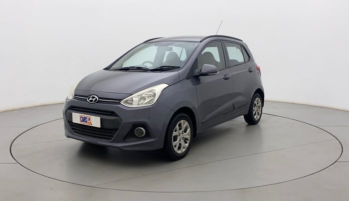 2016 Hyundai Grand i10 SPORTZ 1.2 KAPPA VTVT, Petrol, Manual, 96,357 km, Left Front Diagonal