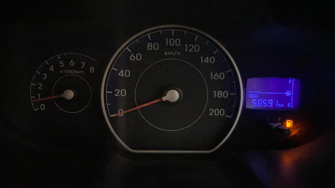 2015 Hyundai i10 MAGNA 1.1, Petrol, Manual, 58,623 km, Odometer Image