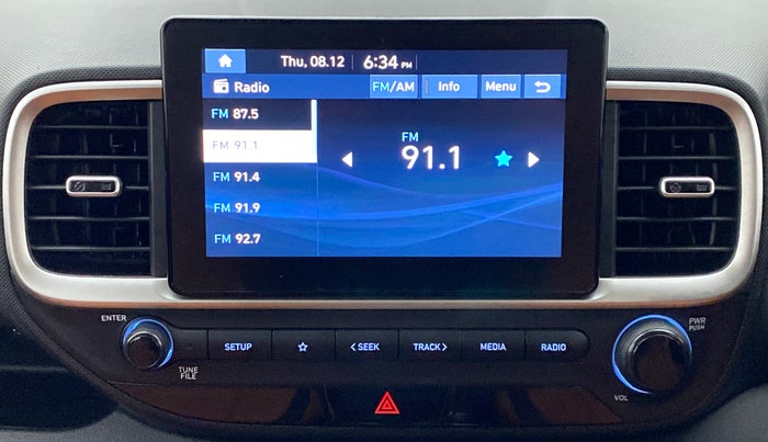 2021 Hyundai VENUE SX 1.0 GDI IMT, Petrol, Manual, 15,454 km, Infotainment System