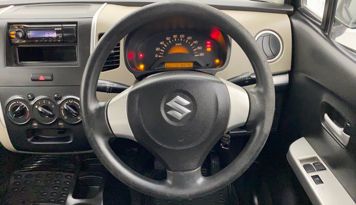 2014 Maruti Wagon R 1.0 LXI, Petrol, Manual, 69,067 km, Steering Wheel