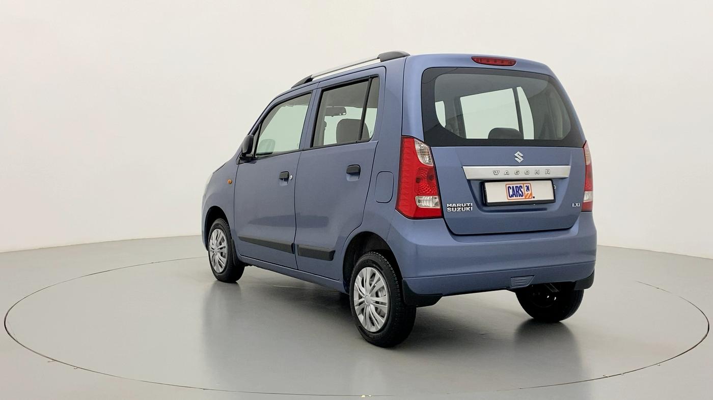2014 Maruti Wagon R 1.0 LXI, Petrol, Manual, 69,067 km, Left Back Diagonal (45- Degree) View