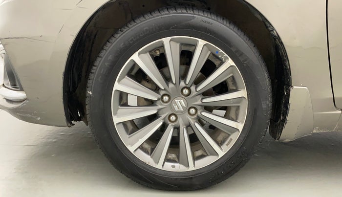 2019 Maruti Ciaz ALPHA 1.5 SHVS PETROL, Petrol, Manual, 1,06,244 km, Left Front Wheel