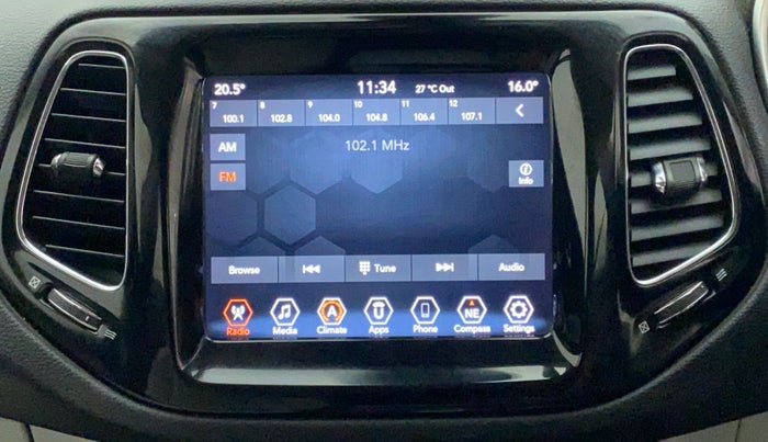 2020 Jeep Compass LIMITED PLUS PETROL AT, Petrol, Automatic, 30,199 km, Infotainment System