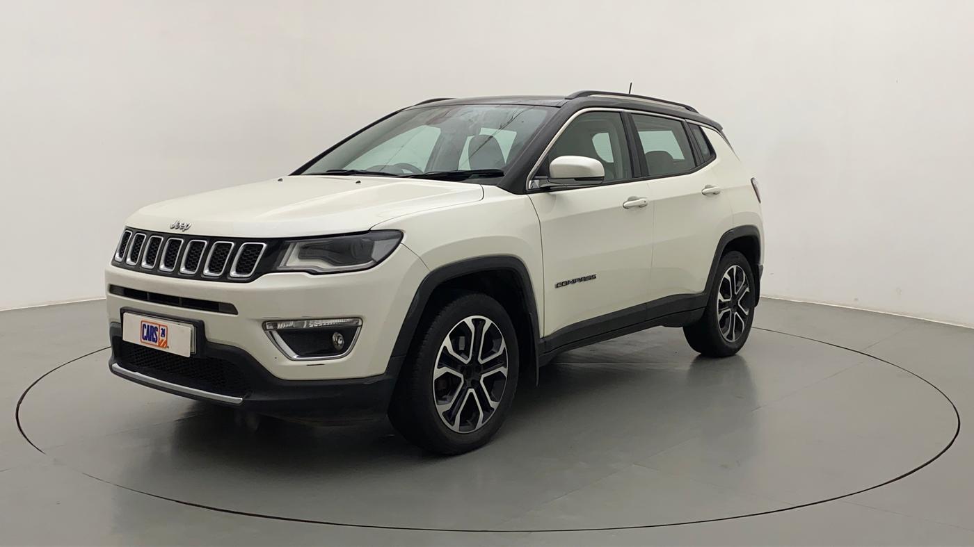 2020 Jeep Compass LIMITED PLUS PETROL AT, Petrol, Automatic, 30,199 km, Left Front Diagonal