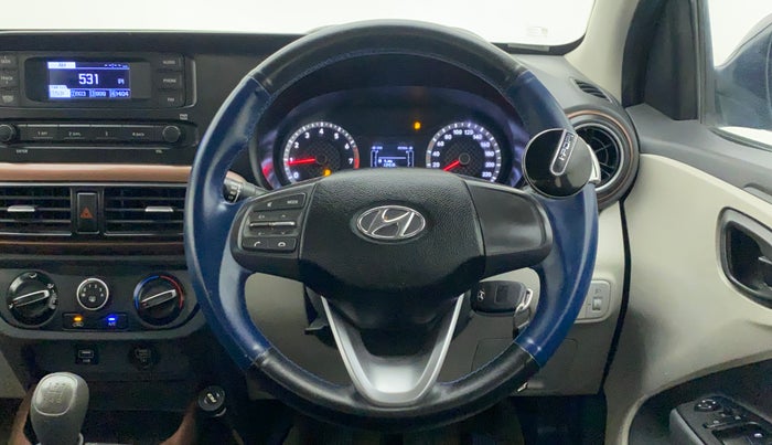 2022 Hyundai AURA S 1.2 CNG, CNG, Manual, 19,113 km, Steering Wheel Close Up
