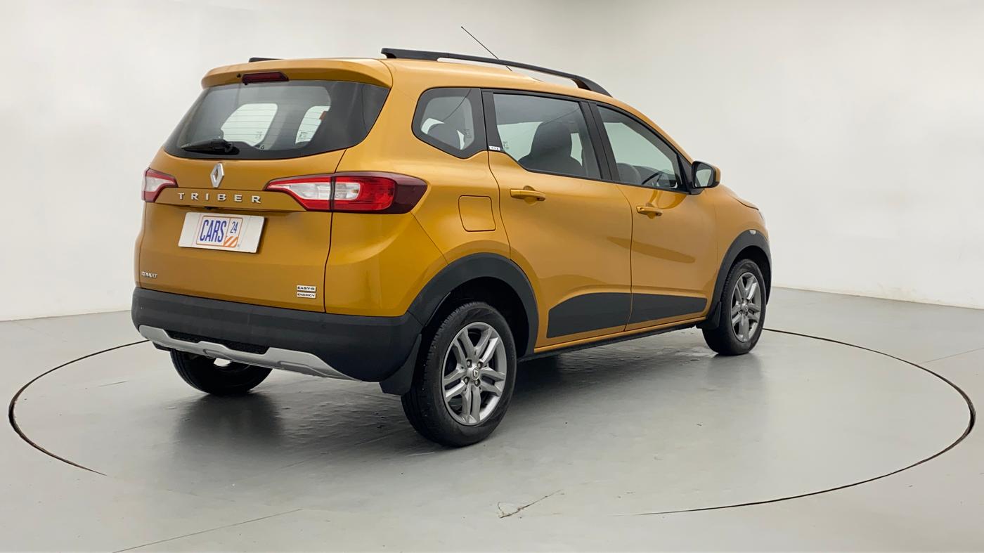 2020 Renault TRIBER RXZ AT, Petrol, Automatic, 8,050 km, Right Back Diagonal (45- Degree) View