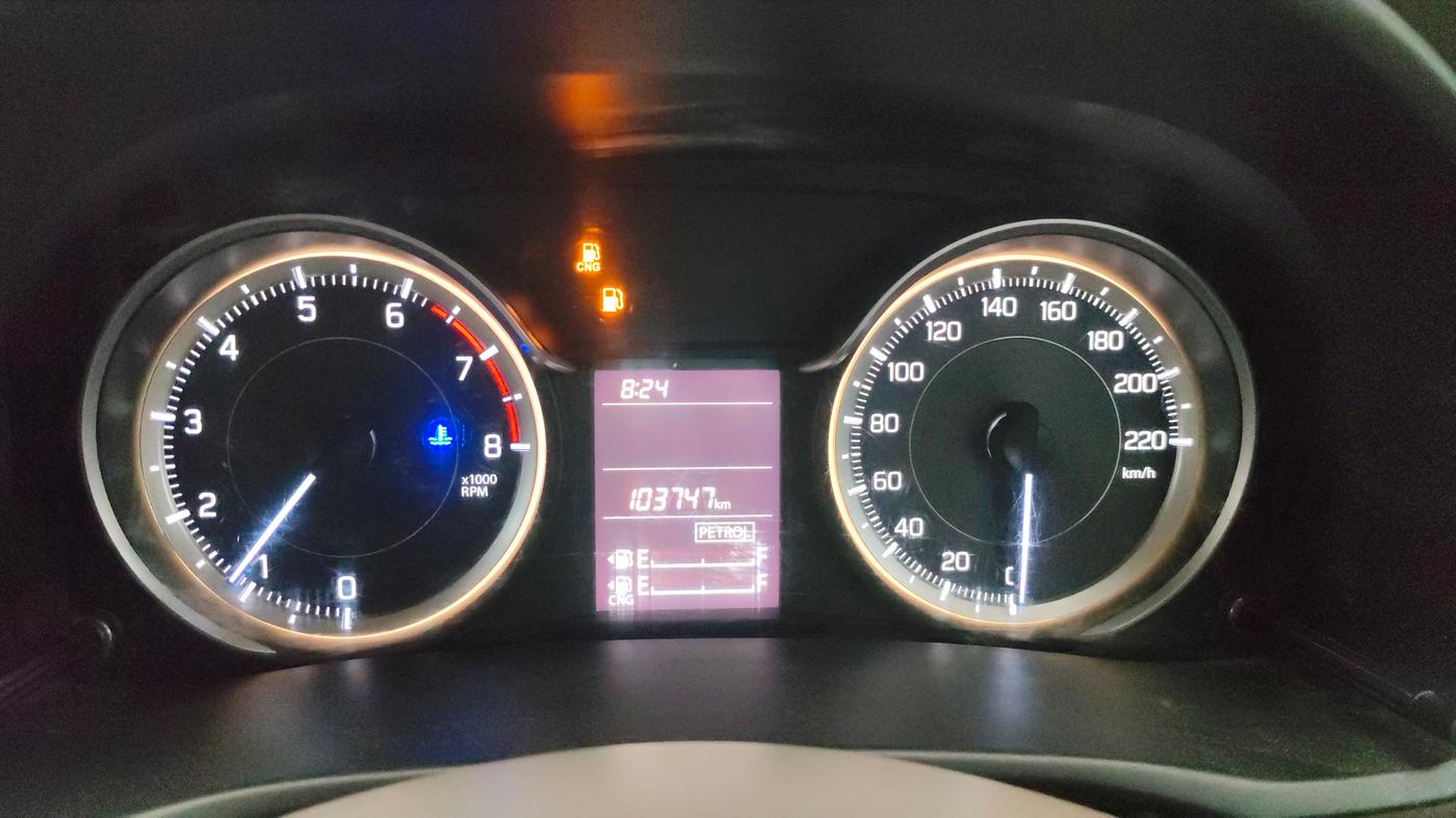 2021 Maruti Ertiga VXI CNG, CNG, Manual, 1,03,747 km, Odometer Image
