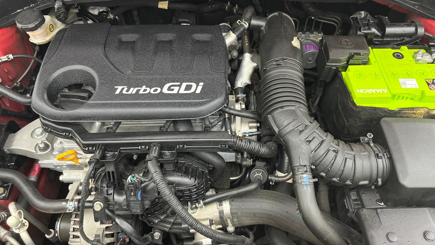 2021 Hyundai NEW I20  ASTA 1.0 TURBO IMT DUAL TONE, Petrol, Manual, 38,124 km, Engine View