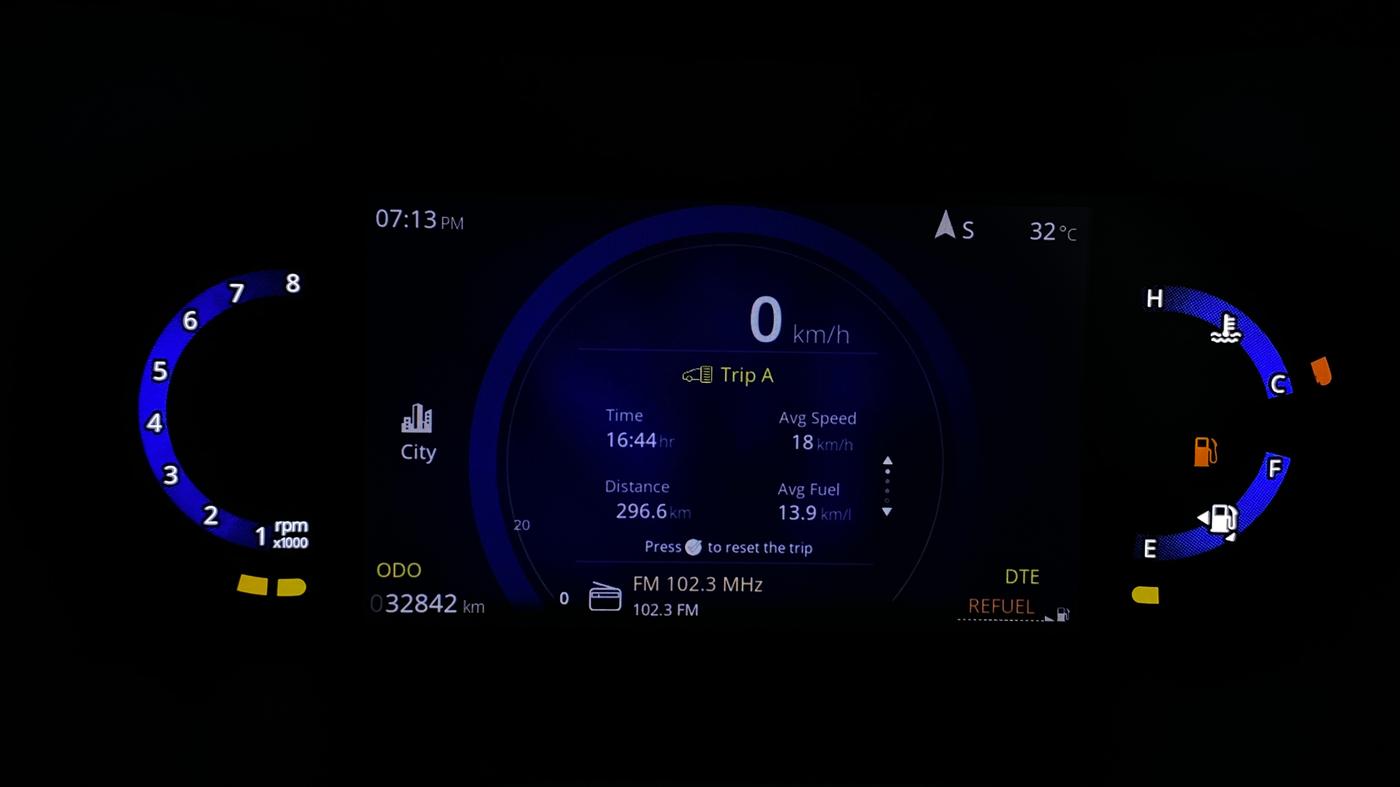 2024 Tata NEXON CREATIVE + SUNROOF 1.2 PETROL, Petrol, Manual, 32,842 km, Odometer Image