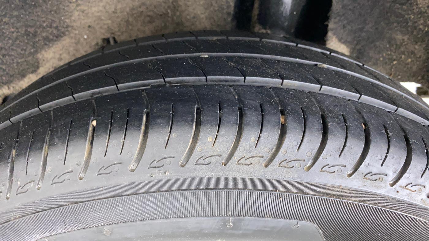 2020 Maruti Baleno DELTA PETROL 1.2, Petrol, Manual, 35,053 km, Left Rear Tyre Tread