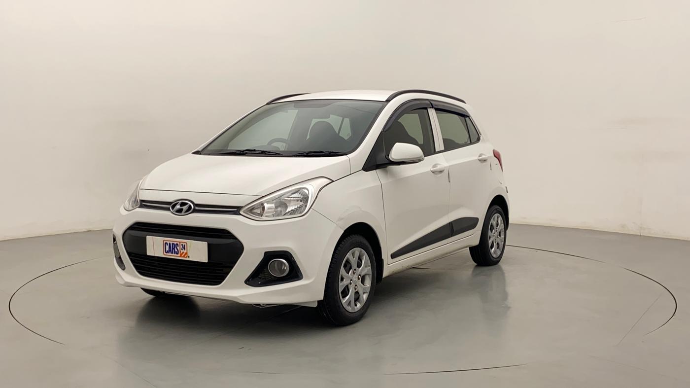 2015 Hyundai Grand i10 SPORTZ 1.2 KAPPA VTVT, Petrol, Manual, 49,429 km, Left Front Diagonal