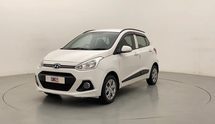 2015 Hyundai Grand i10 SPORTZ 1.2 KAPPA VTVT, Petrol, Manual, 49,429 km, Left Front Diagonal