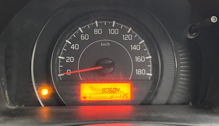 2019 Maruti New Wagon-R VXI 1.2, CNG, Manual, 80,574 km, Odometer Image