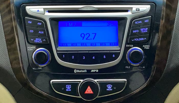 2012 Hyundai Verna FLUIDIC 1.6 VTVT SX AT, Petrol, Automatic, 79,098 km, Infotainment System